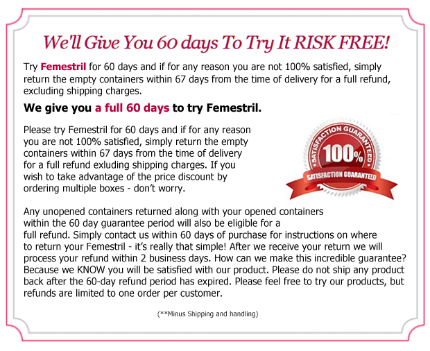 terms of the Femestril guarantee
